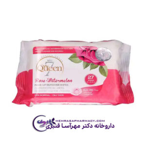 آرايش پاک کن پوست نرمال و چرب گل رز سون کوئين