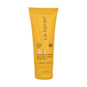 كرم ضدآفتاب ضد لك پوست چرب و جوشدار بي رنگ SPF50 لافارر